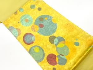 金彩丸文模様袋帯